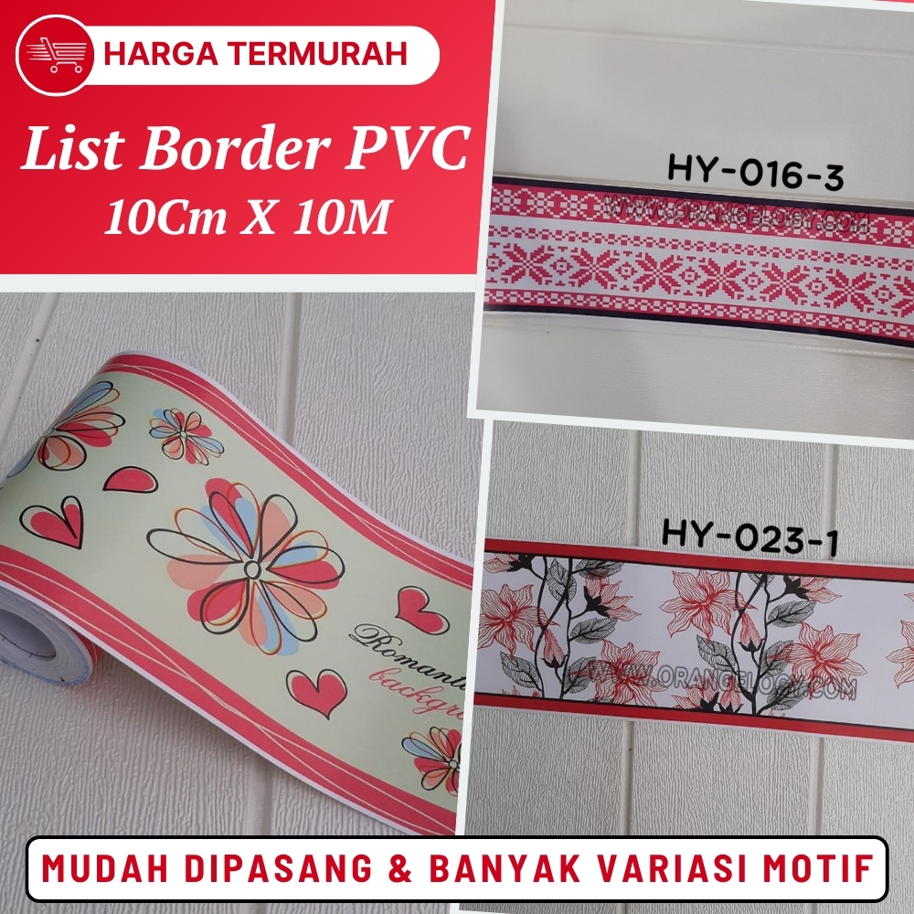 List PVC Wallpaper Dinding Border List Walpaper Dinding Lis Border Wallpaper Dekorasi Dinding