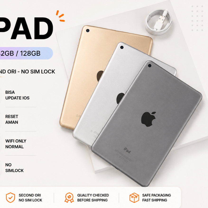 Apple iPad Air / Air 2 Second Original| WiFi Only | 16GB–128GB | COD
