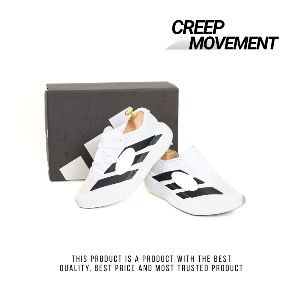 CREEPMOVEMENT - Sneakers Unisex A D I Z E R 0 EV0 SL White Black 100% BNIB