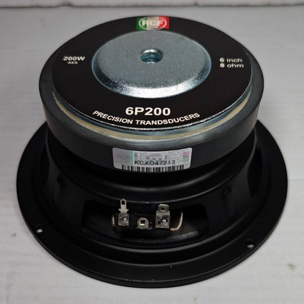 Komponen Speaker / 6 Inch / RCF 6P200 / VC 1.5 IN / RCF 6 P 200 6 P200 / 96 dB - RMS 200 Watt