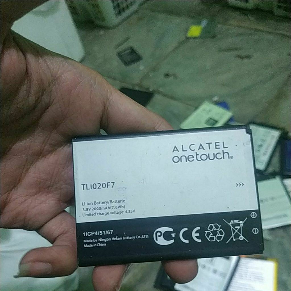 BATERAI BEKAS ALCATEL TLi020F7