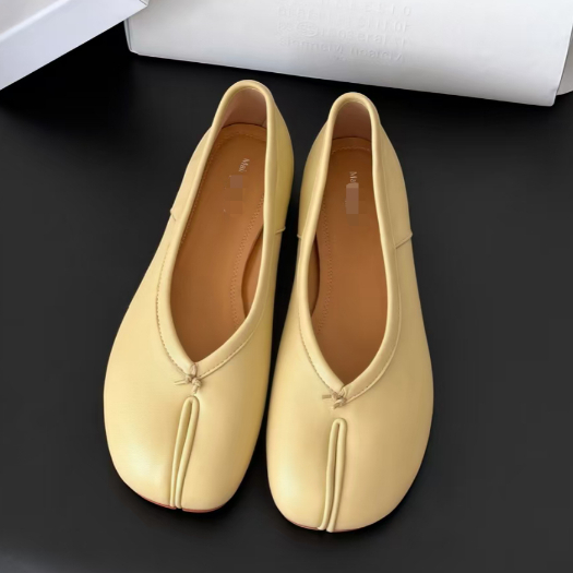 [Pre order] Women's shoes Tabi sheepskin split toe set ballet shoes flat shoes
