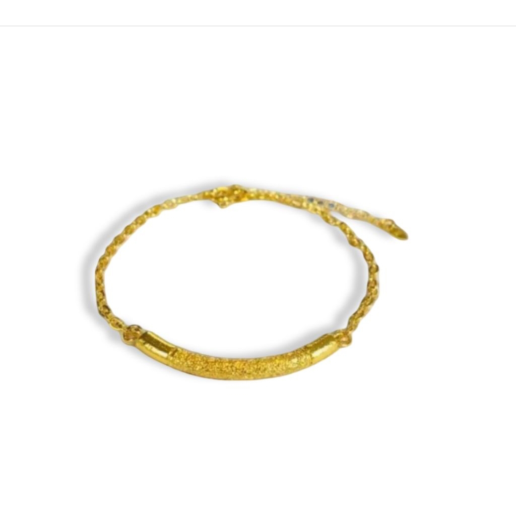 Gelang Bambu Rantai Wanita Titanium Anti Karat