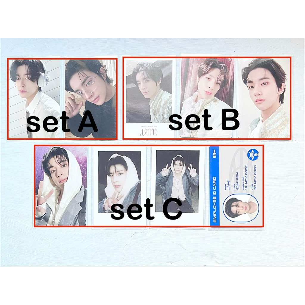 photocard official jake enhypen fate in seoul dicon ggu ggu package 2024
