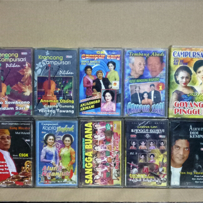 KASET CAMPUR SARI - PAKET 10 KASET