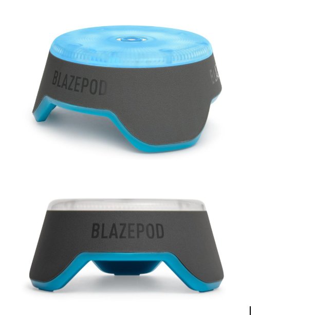 BLAZEPOD Single Pod for Speed and Agility Training [Device/Case For 6 Pods/Charger Kit]
