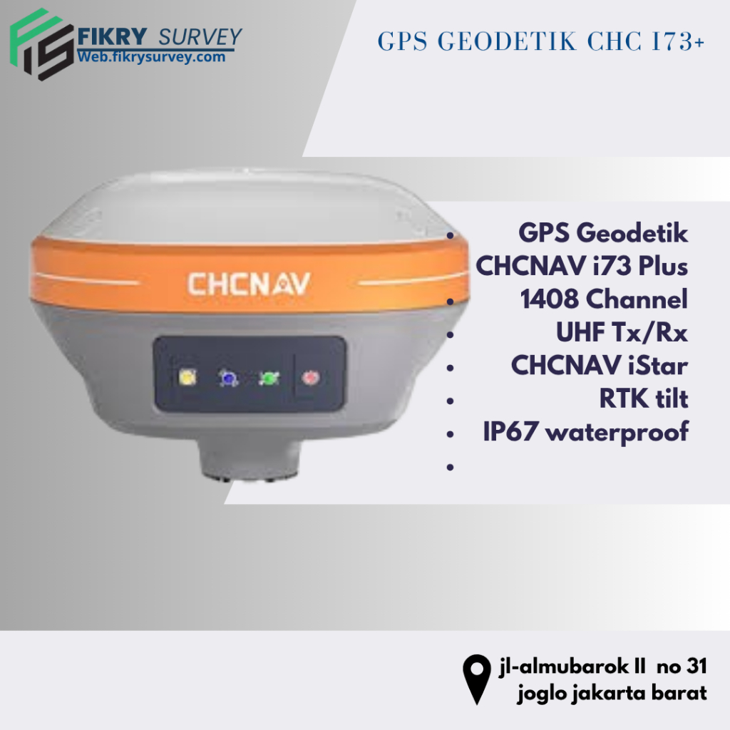 GPS geodetik chcnav i73 plus/gnss RTK chcnav i73