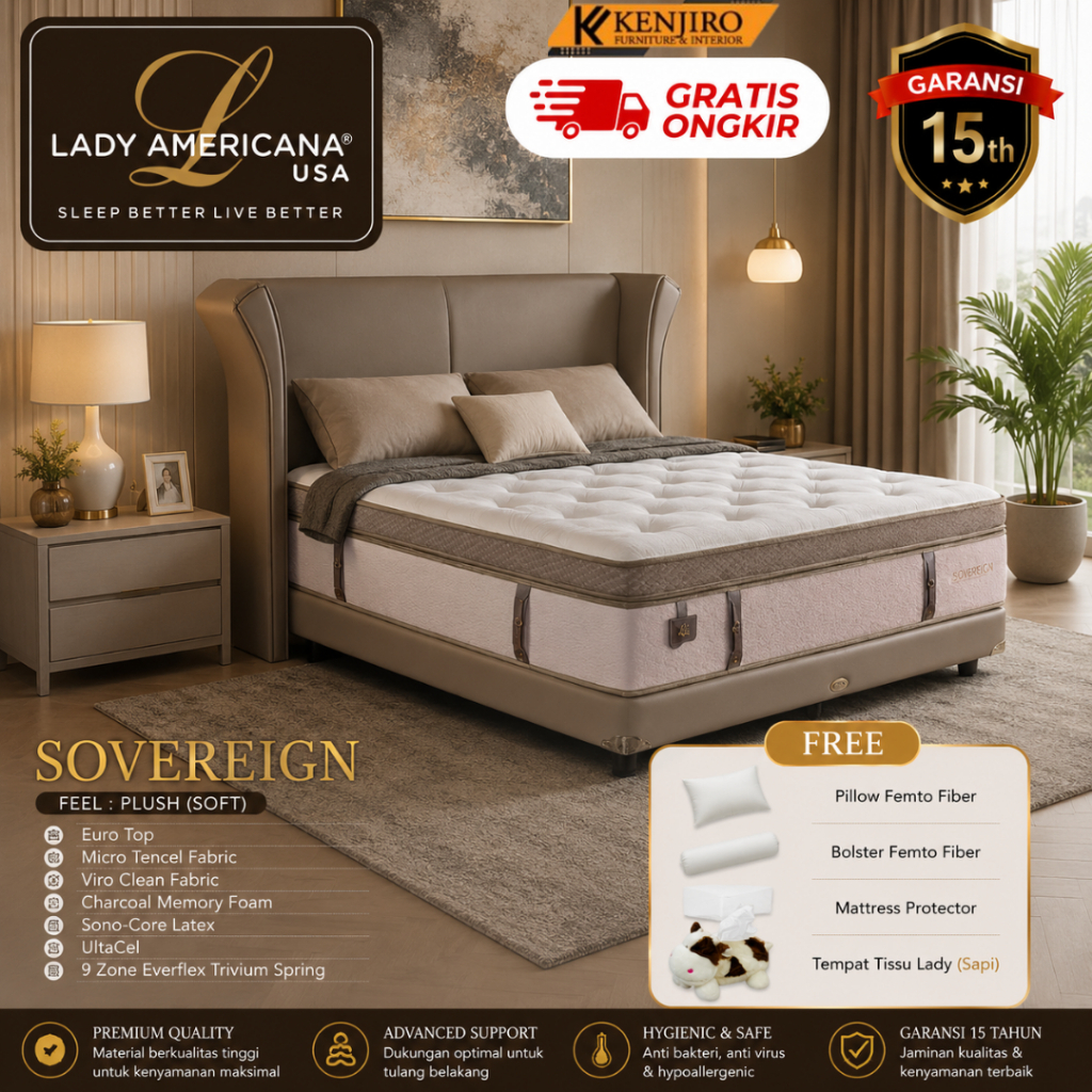 Kasur Springbed Lady Americana Sovereign