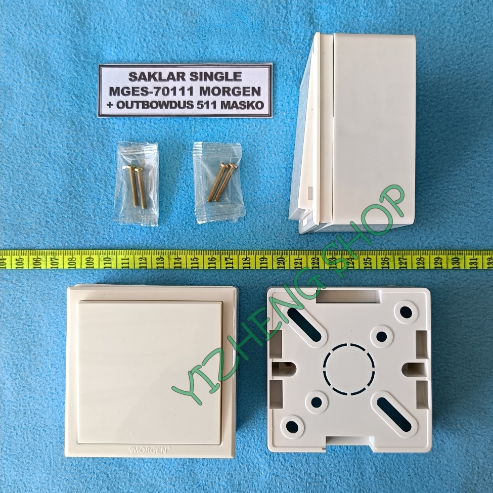 SAKLAR,STOP KONTAK MORGEN MGES-7 + OUTBOW DUS 511 MASKO