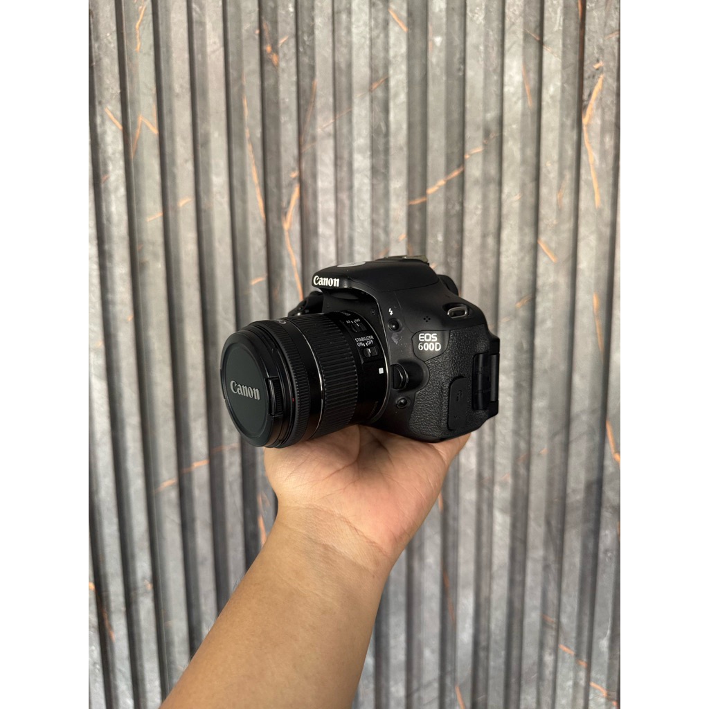 [KAMERA DSLR] CANON EOS 600D BLACK MULUS SECOND BERGARANSI ORIGINAL