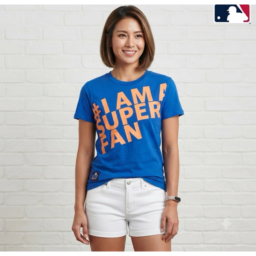 Kaos Crewneck MLB T Texas Rangers Baju Baseball Size M Original Second