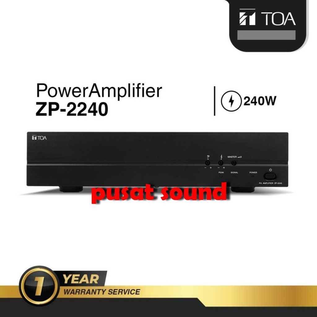 TOA ZP-2240 Power Amplifier 240 W Ampli TOA ZP2240