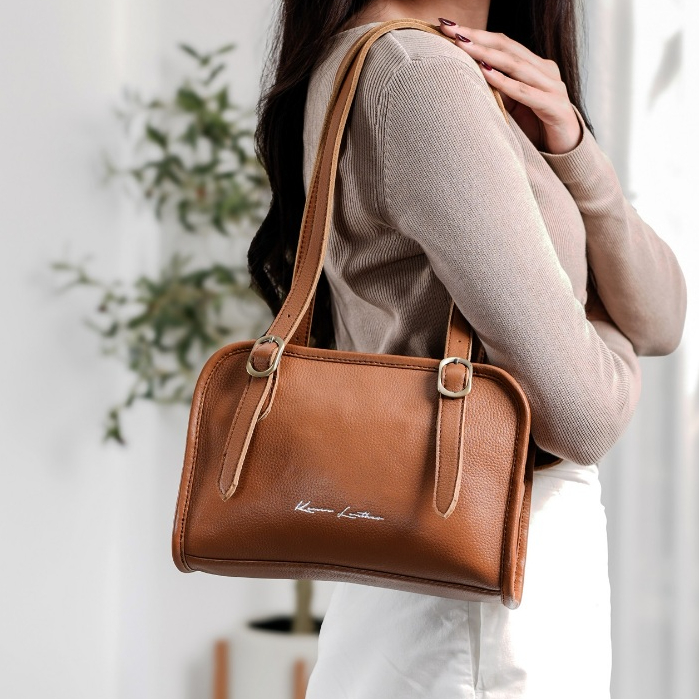 Shoulder Bag Wanita Kulit Asli NORA - Kenes Leather