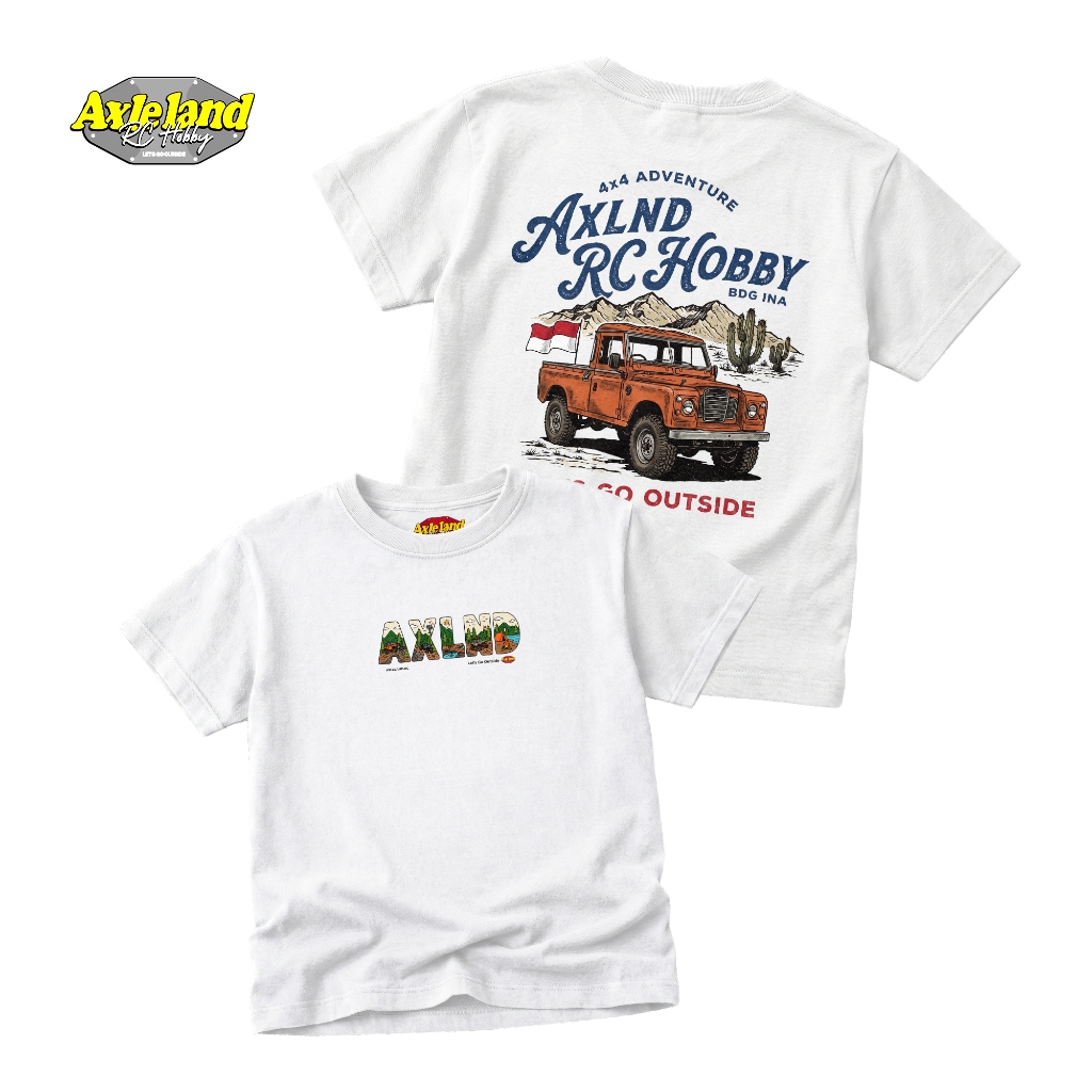Baju Kaos Anak Landrover Series 3 Usia 2-12 Tahun Gambar Mobilan RC Land Rover by axleland vol12 Ana