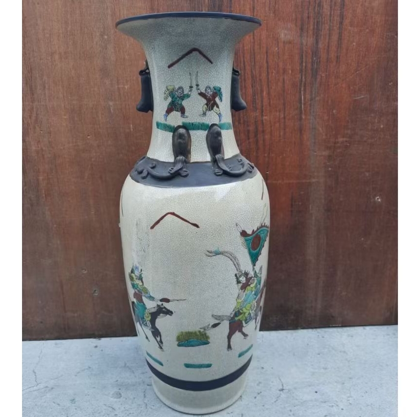 #guci bunga #vas keramik #vintage lama #koleksi #pajangan hiasan #lawasan