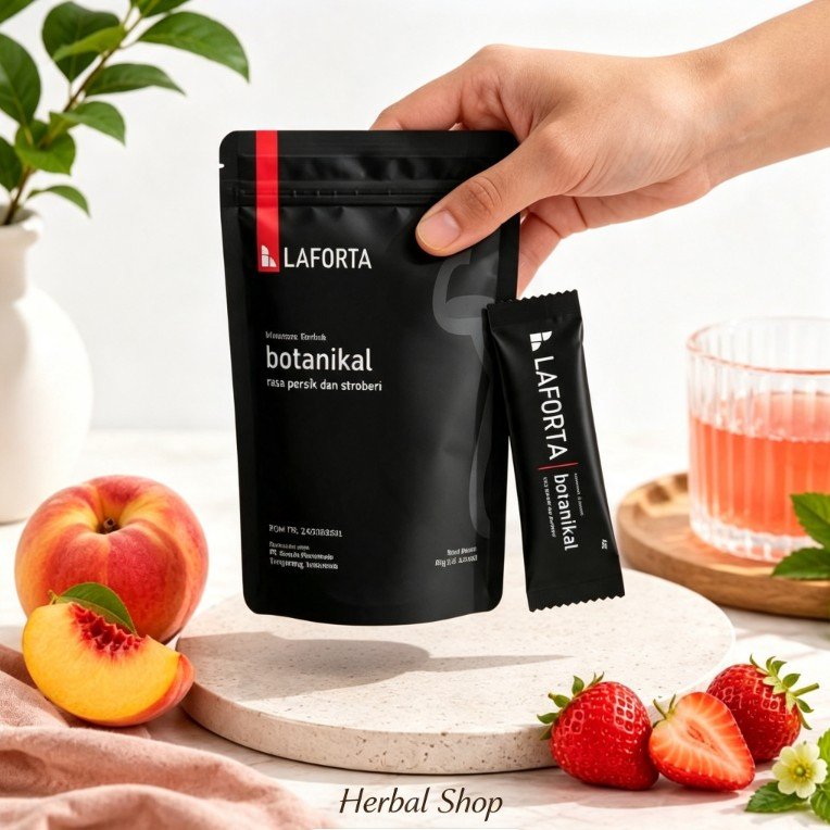 LAFORTA Botanical New Packaging – Minuman Herbal Pria | Energi & Kebugaran Tubuh