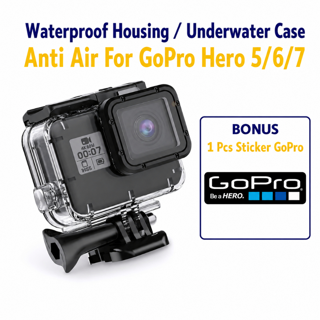 Waterproof Case Underwater Touch Screen For GoPro Hero 5/6/7 Action Camera Gopro Anti Air