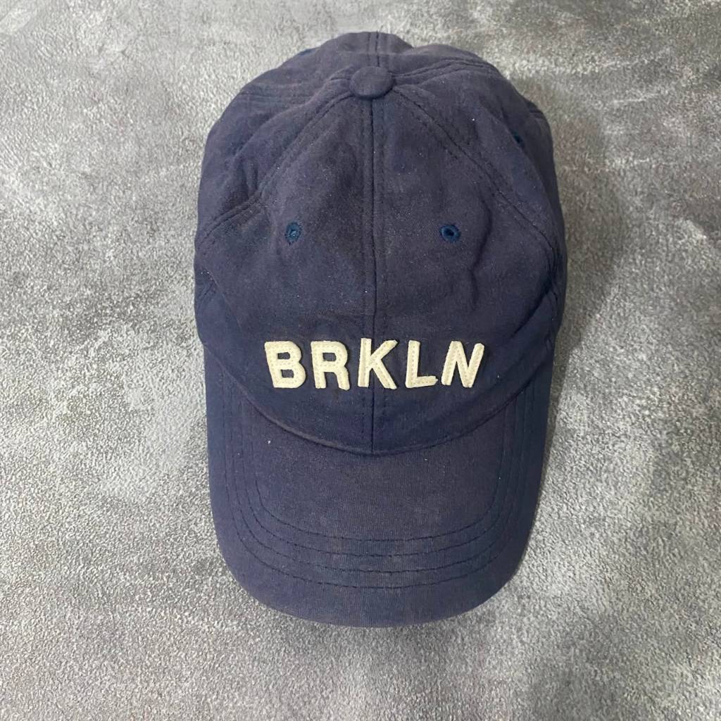 Topi BRKLN Navy Thrift Original Baseball Cap Casual Unisex
