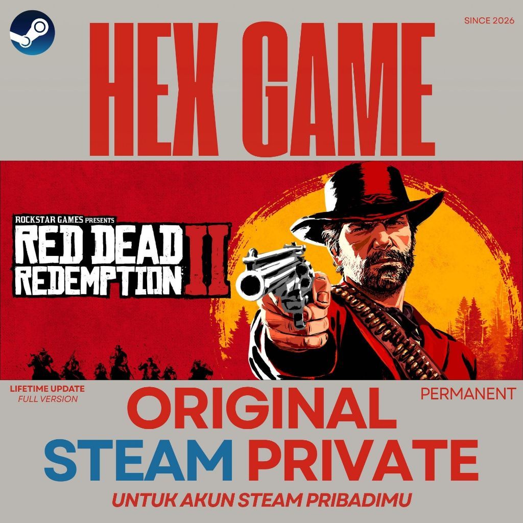 Red Dead Redemption 2 | RDR2 | Game PC | Steam Private Library | Original Game | Proses Cepat