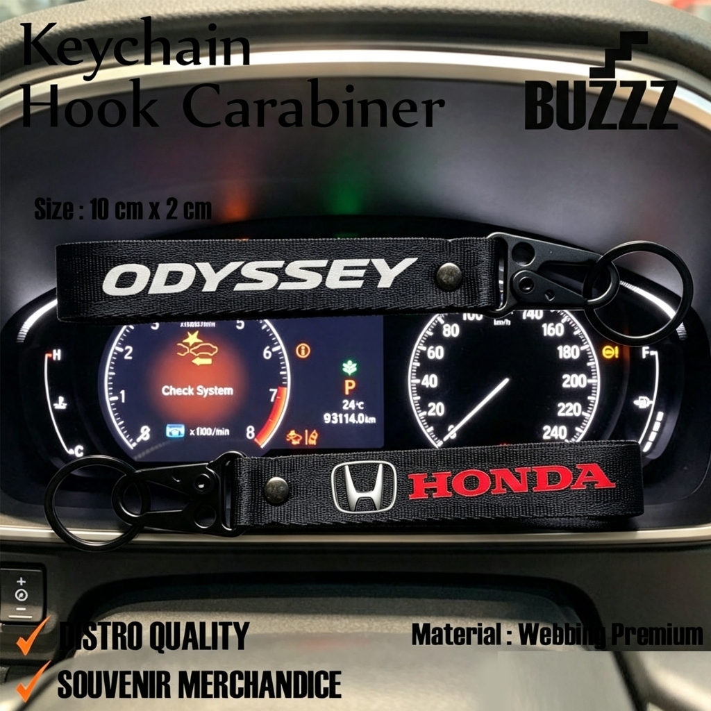 GANTUNGAN KUNCI ODYSSEY - KEYCHAIN HONDA ODYSSEY- KARABINER HONDA ODYSSEY