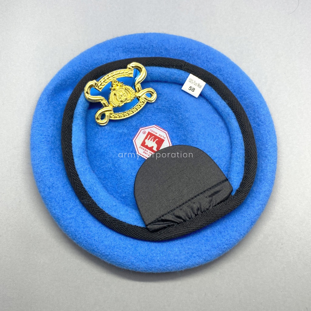 Topi Baret Camel Provos Polri / Emblem Provos