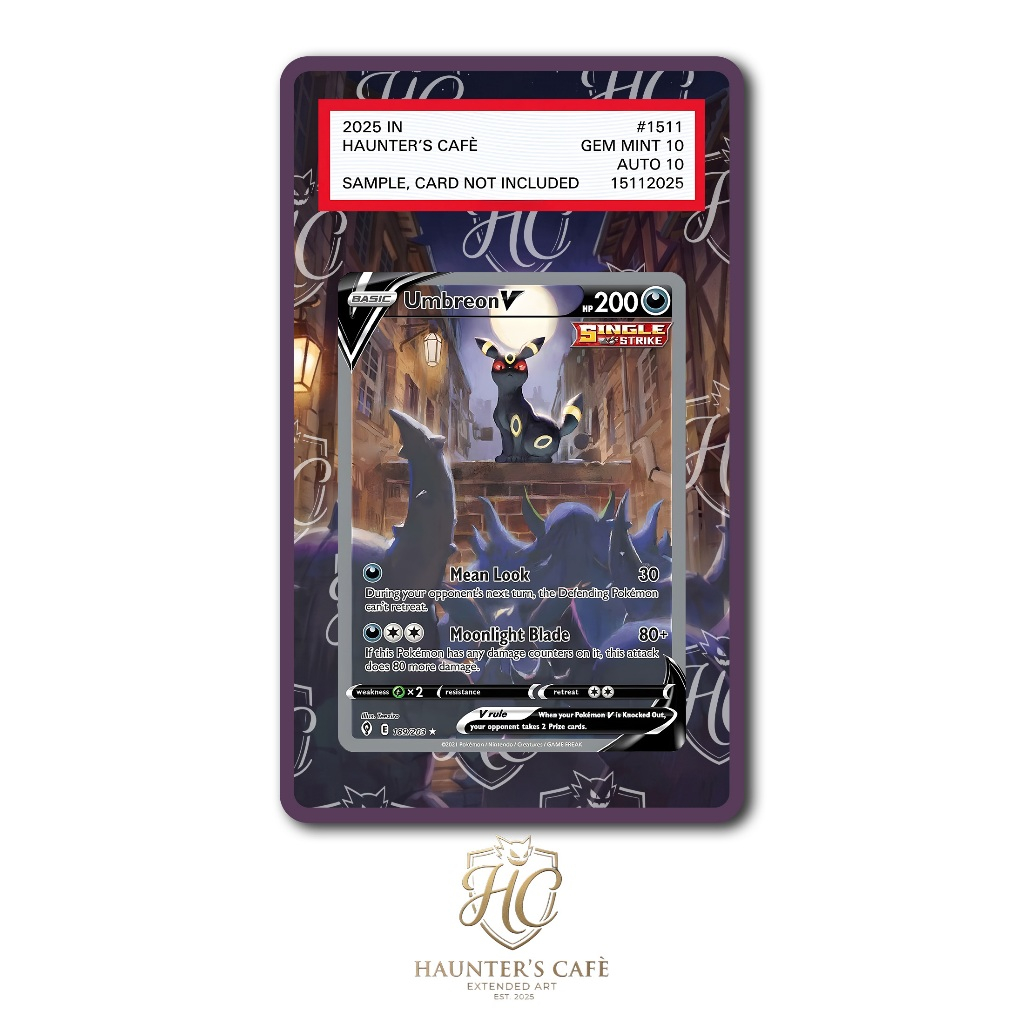 Umbreon V #189 Pokemon Evolving Skies (Custom Extended Art)