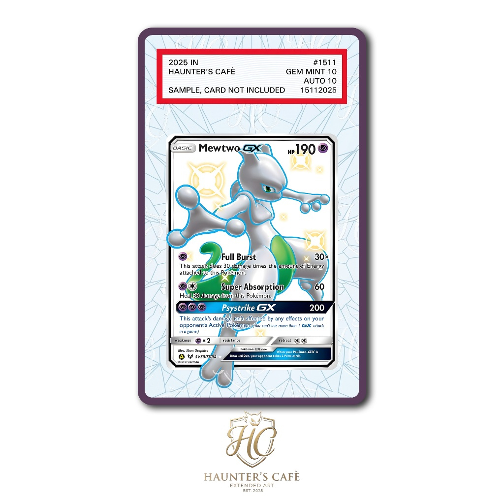 Mewtwo GX #SV59 Pokemon Hidden Fates (Custom Extended Art)