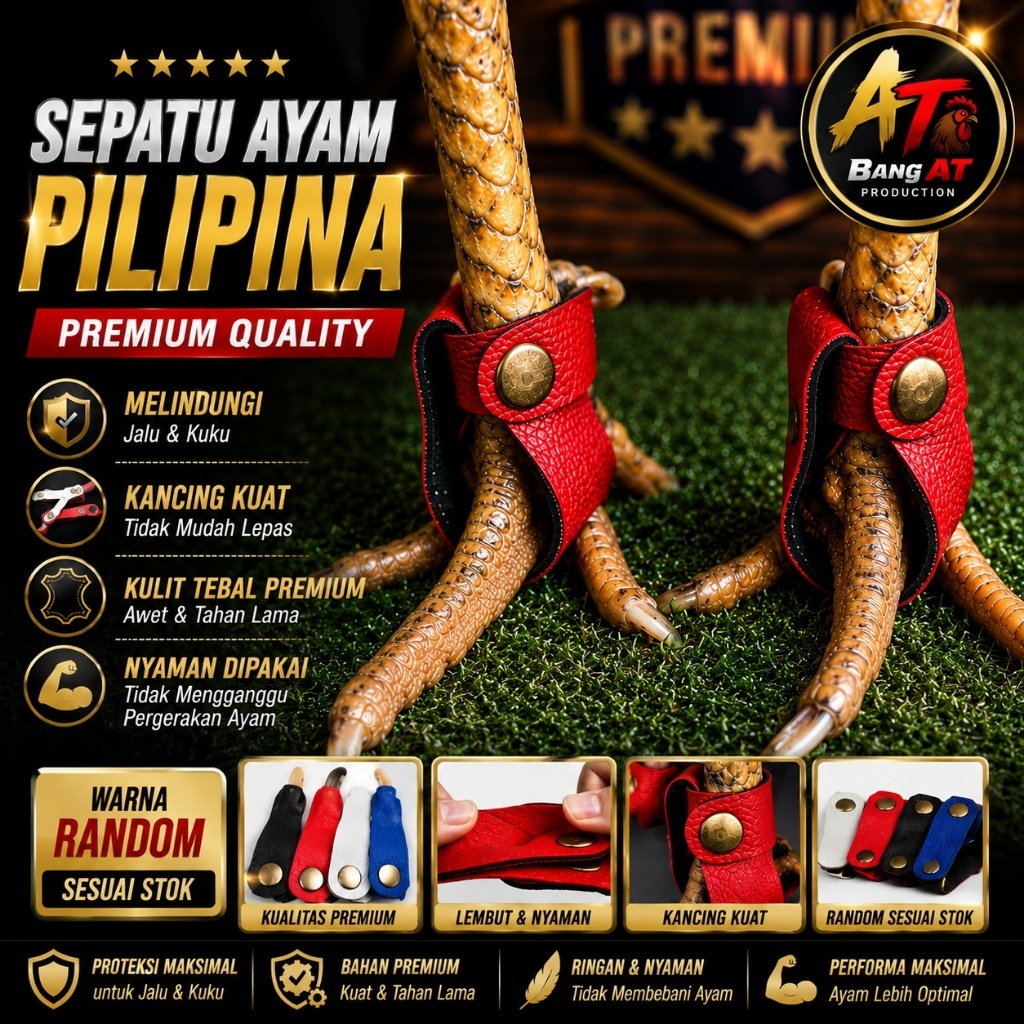 sepatu ayam anti bubul untuk ayam philipin peru dan lainnya