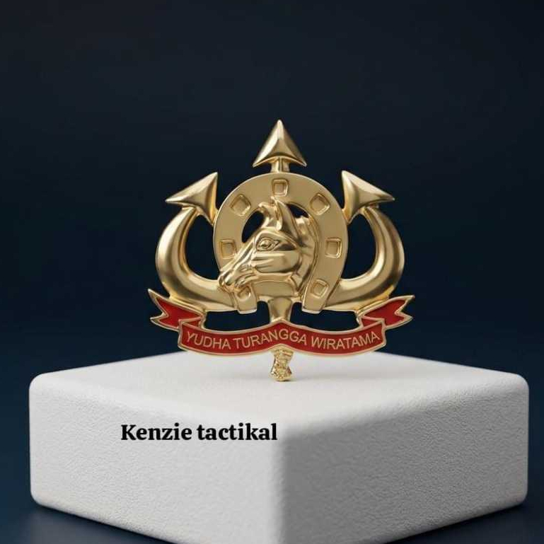 Brevet Wing Kuda Kavaleri Merah Brivet Pin Kuda Kavaleri