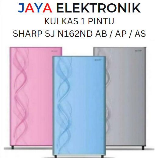 Kulkas 1 Pintu SHARP SJ N162ND AB / AP / AS