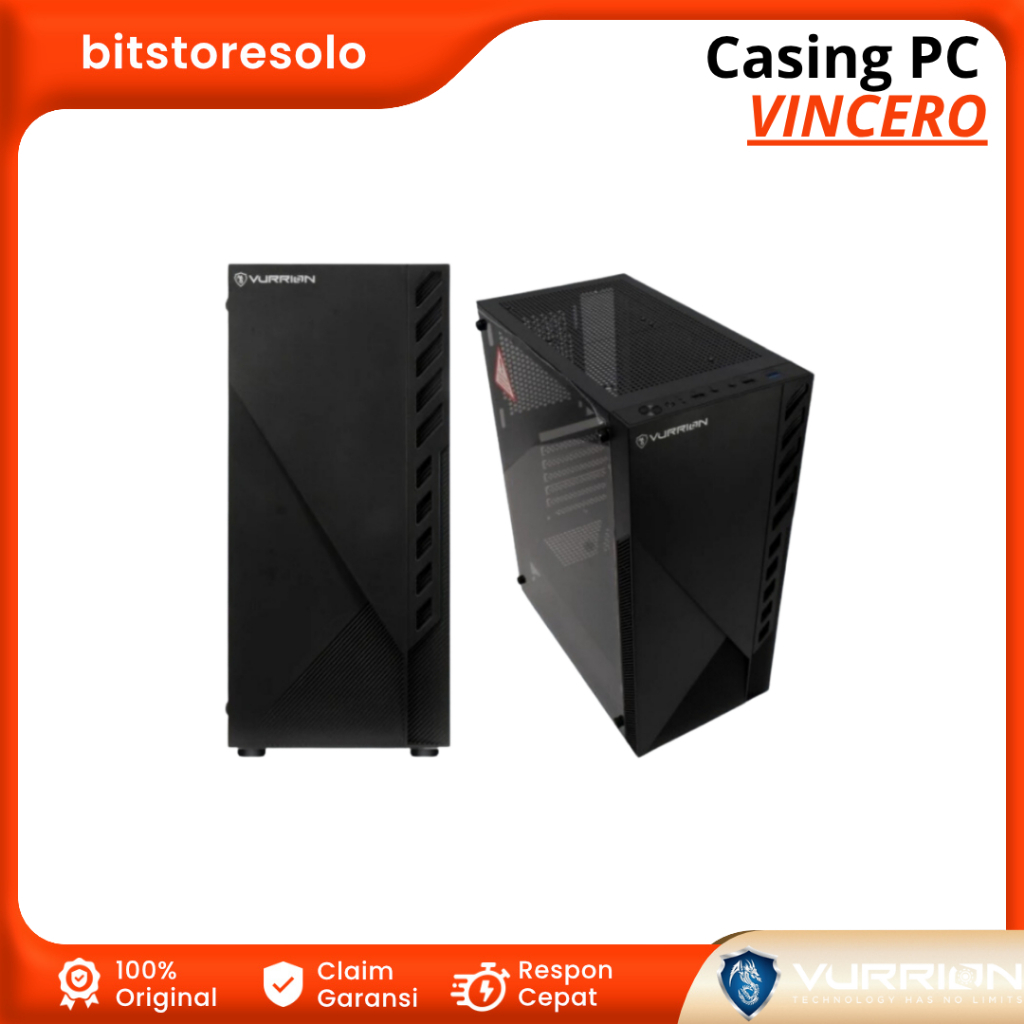 Casing PC VURRION VINCERO BLACK/WHITE