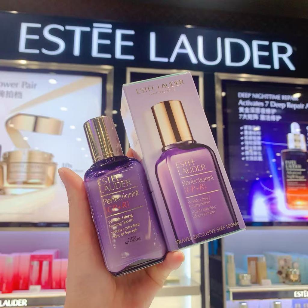 Serum Pengencang Kulit Estee Lauder Perfectionist CP+R Perbaiki Kerutan Dalam Mengangkat Kontur Waja