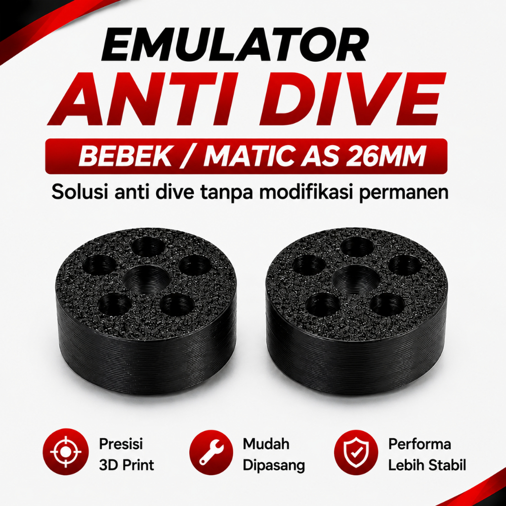 anti dive emulator shock depan bebek matic