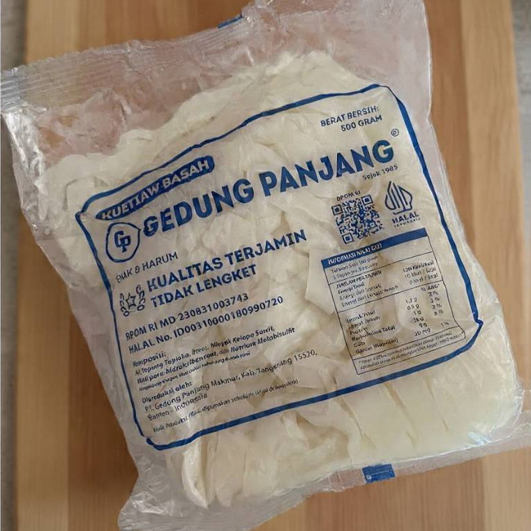 Kwetiau Basah Gedung Panjang 500 Gram Halal