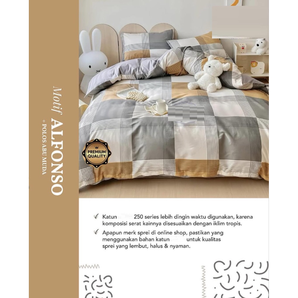 Badcover&sprei ALFONSO
