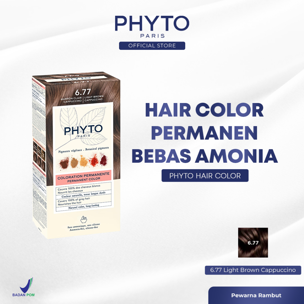 PHYTO PARIS Phyto Permanent Color 6.77 Brown Capuccino - phyto color