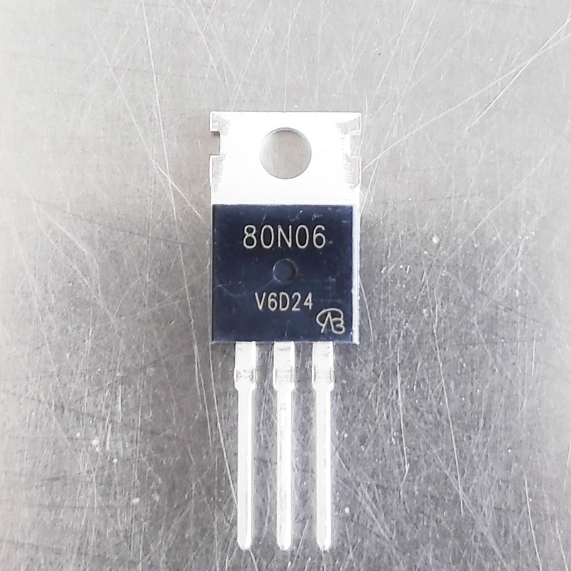 TRANSISTOR 80N06 TR 80N06-VB N-CHANNEL MOSFET 60V 120A TO-220AB CMP80N06-VB
