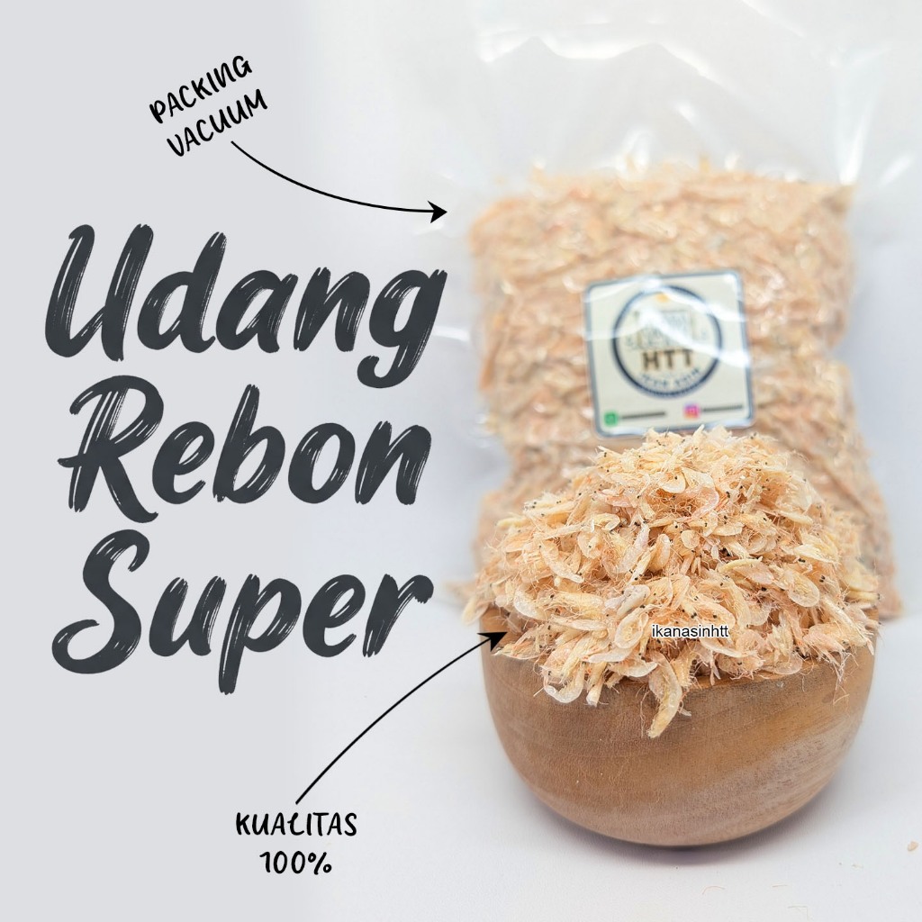 UDANG REBON KERING 1KG | UDANG REBON KERING SUPER