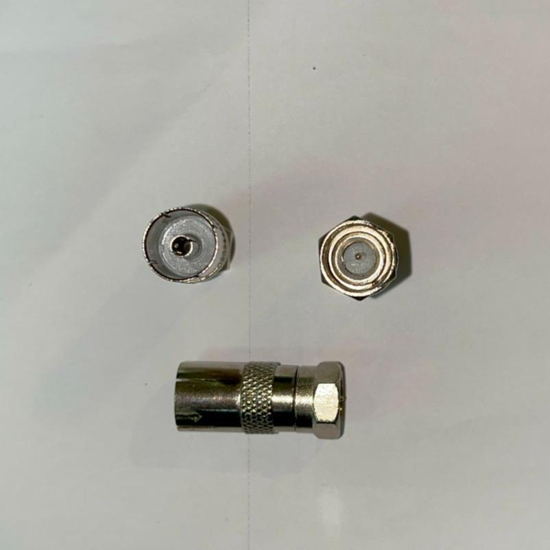 Connector F Male pal To Male/Jack cowok/jack antena sambung RF