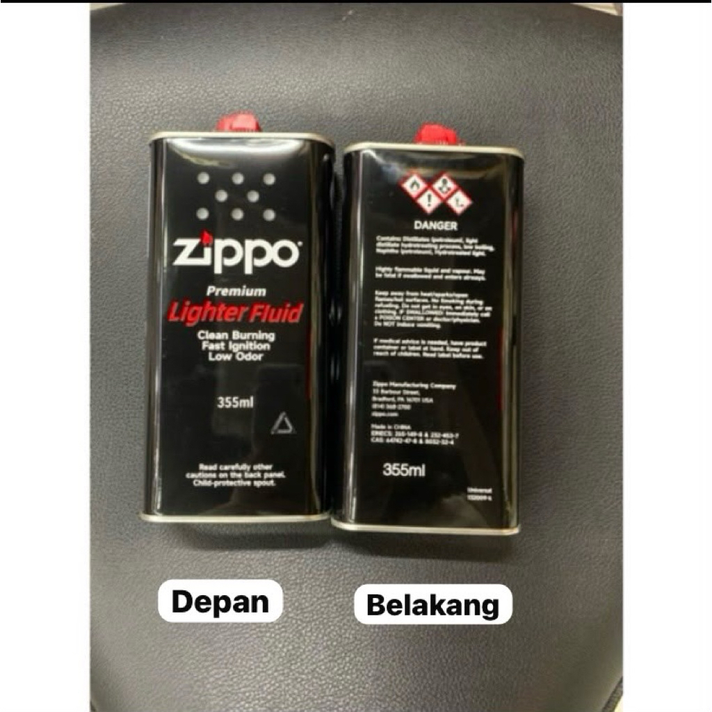 Original 100% Fluid Zippo 355ml Minyak Zippo