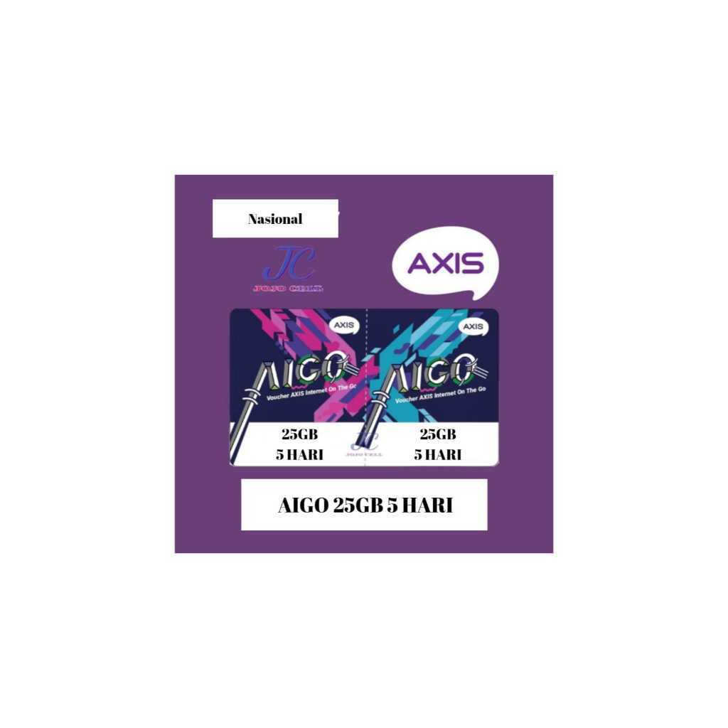 VOUCHER AIGO AXIS 25GB 5HARI