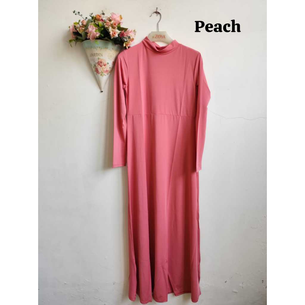 ZOYA INNER GAMIS INNER ATIKA PEACH INNER BAJU