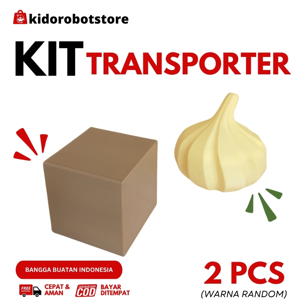 Kit Transporter 2 PCS Warna Random Edukasi Robot Transporter