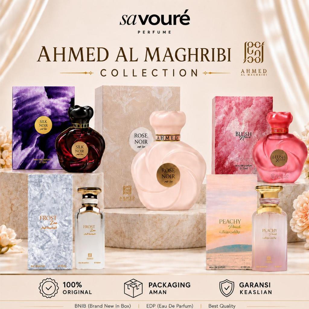 Full Bottle / Brand New In Box (BNIB) Parfum  | Ahmed Al Maghribi | Rose Noir, Blush Noir, Silk Noir