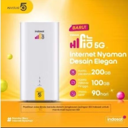 modem hifi indosat 5G Huawei bonus kuota 200GB
