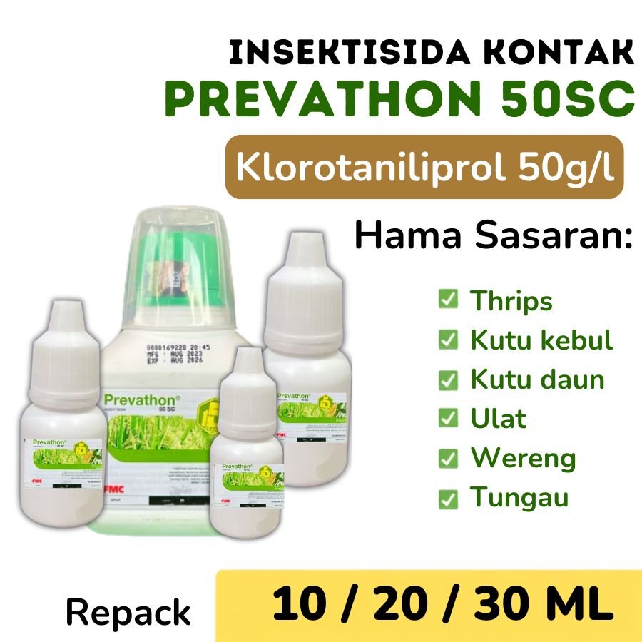 Insektisida PREVATHON 50 SC Kemasan Repack 10 / 20 / 30 ml Bahan aktif Klorantraniliprol 50 gl