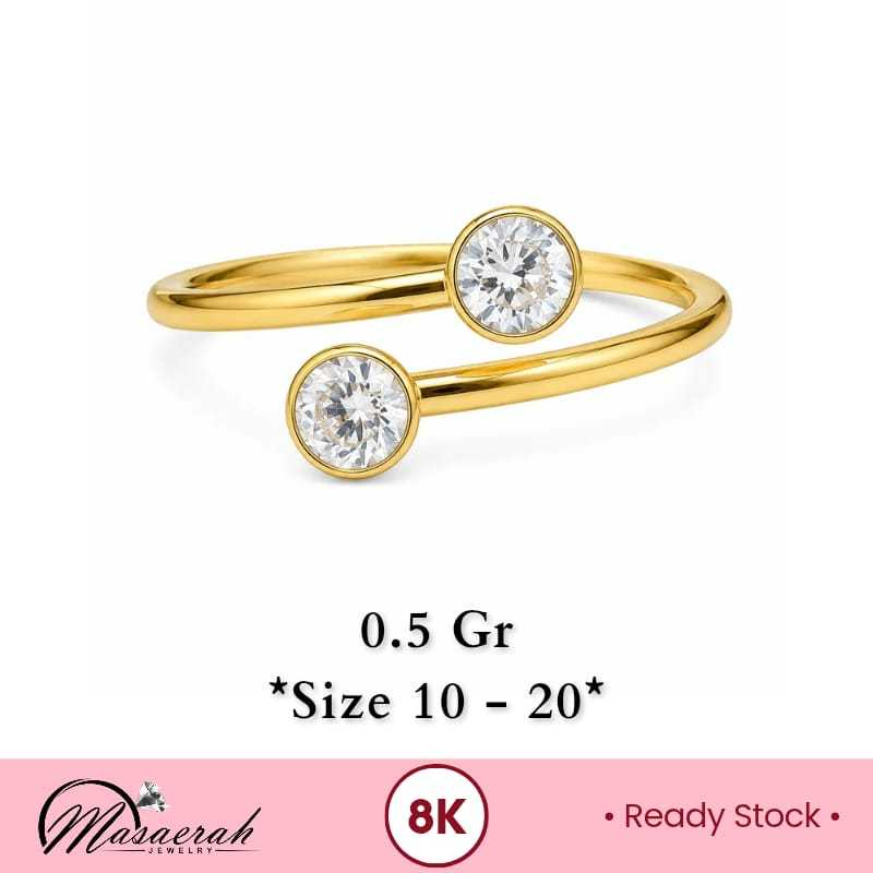 Cincin Emas 8K - 0.5 Gram 307