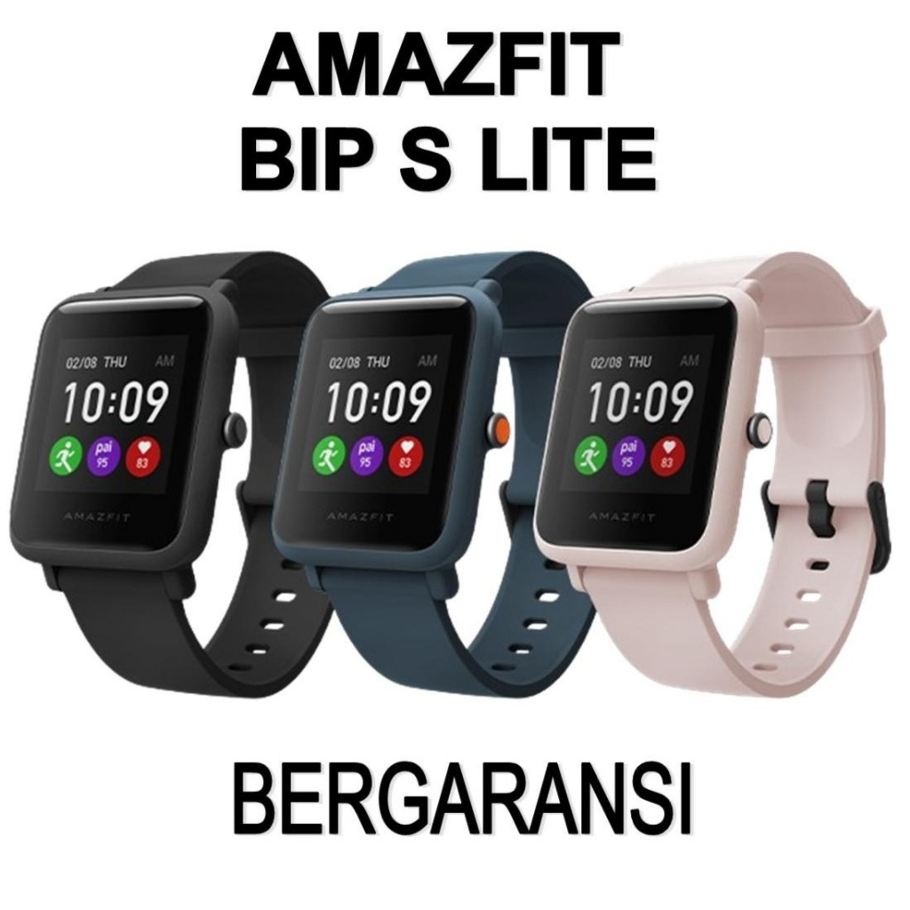JAM TANGAN SMARTWATCH XIAOMI HUAMI AMAZFIT BIP S LITE A1823 1.28" INCH FITNESS TRACKER ANDROID WATCH