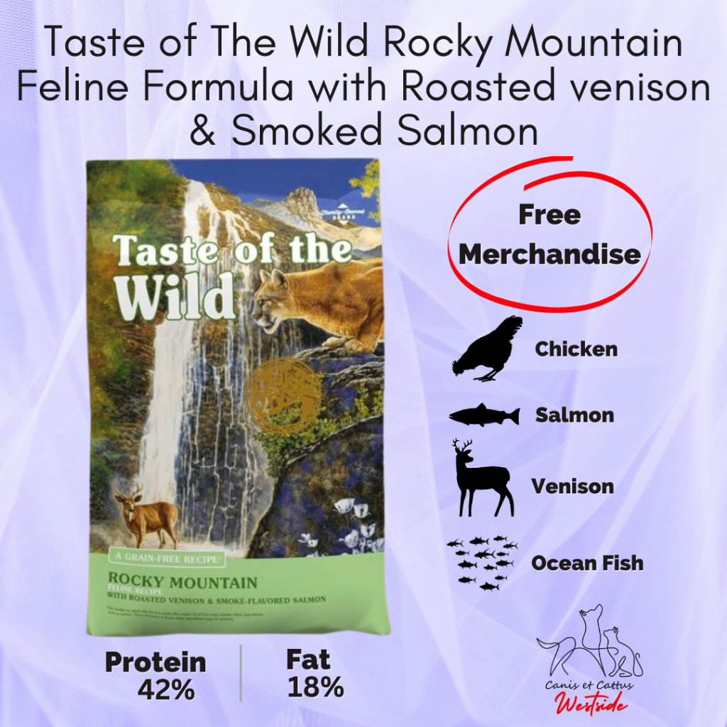 TASTE OF THE WILD Rocky Mountain Feline Venison & Salmon 2 Kg