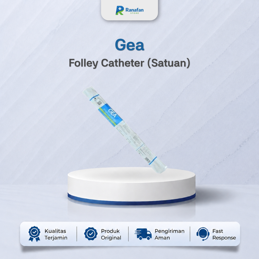 Gea Folley Catheter Kateter Urin Medis Steril Fleksibel & Aman (Satuan)